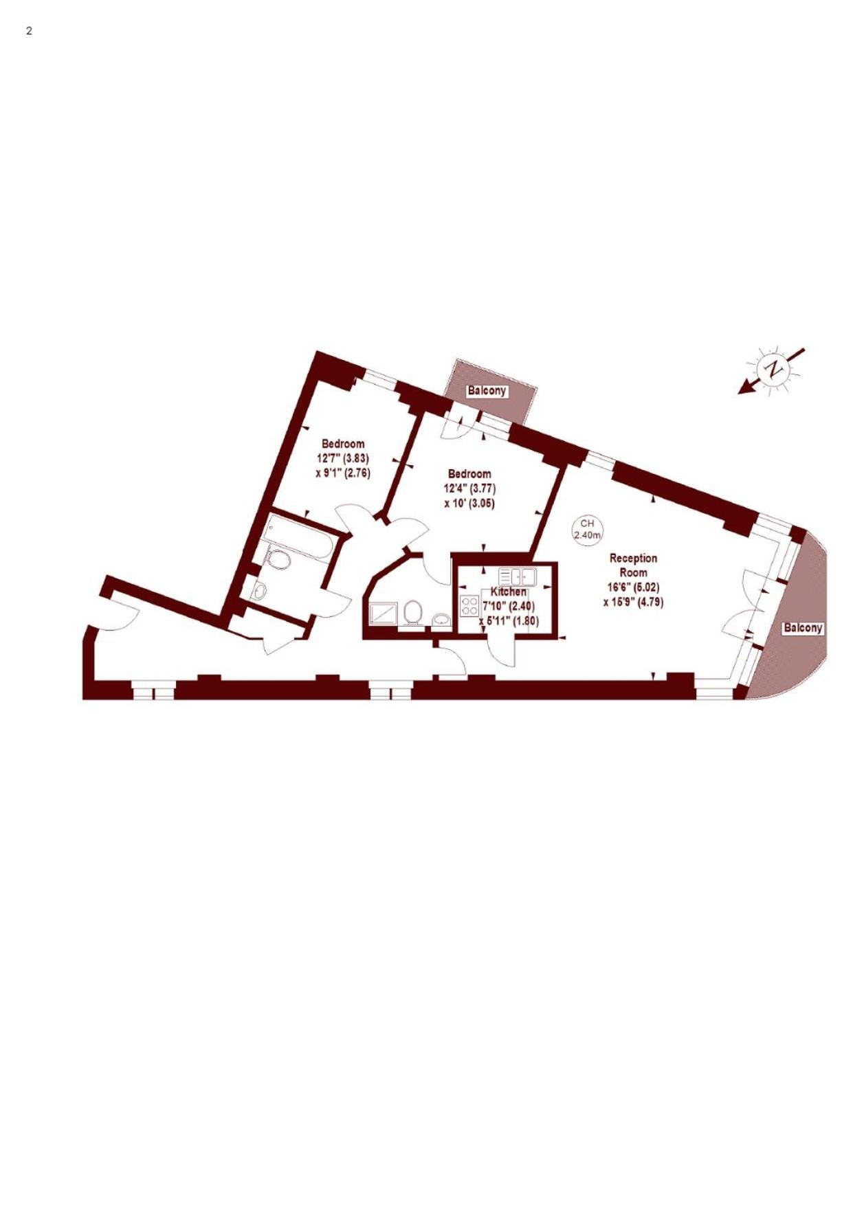 Apartment Stunning 2Br 2Bth Apartment With Ac In The Heart Of Chiswick *